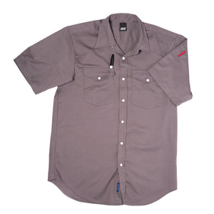 Grey breathable mechanic shirt