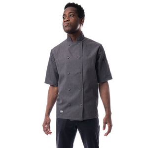 Grey Grinder Short Sleeve Chef Jacket