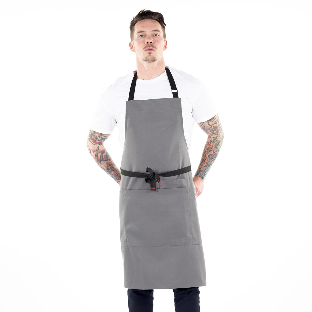 Grey B-Dog Prep Apron