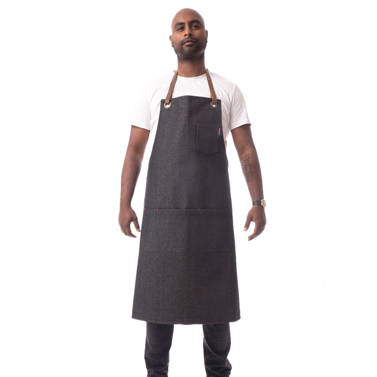 Black Denim BBQ Apron