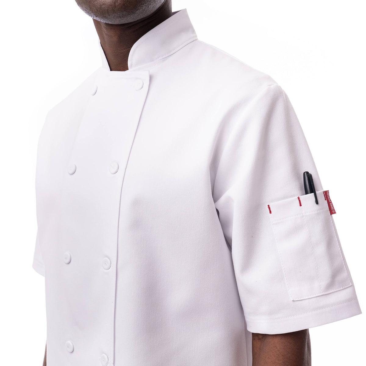 Double-breasted Durable White Chef Coat