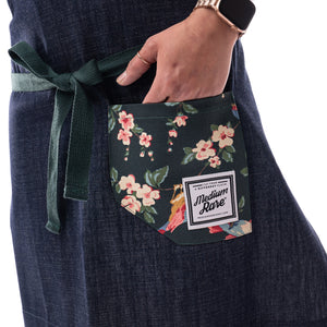 Medium Rare Floral Apron Pockets