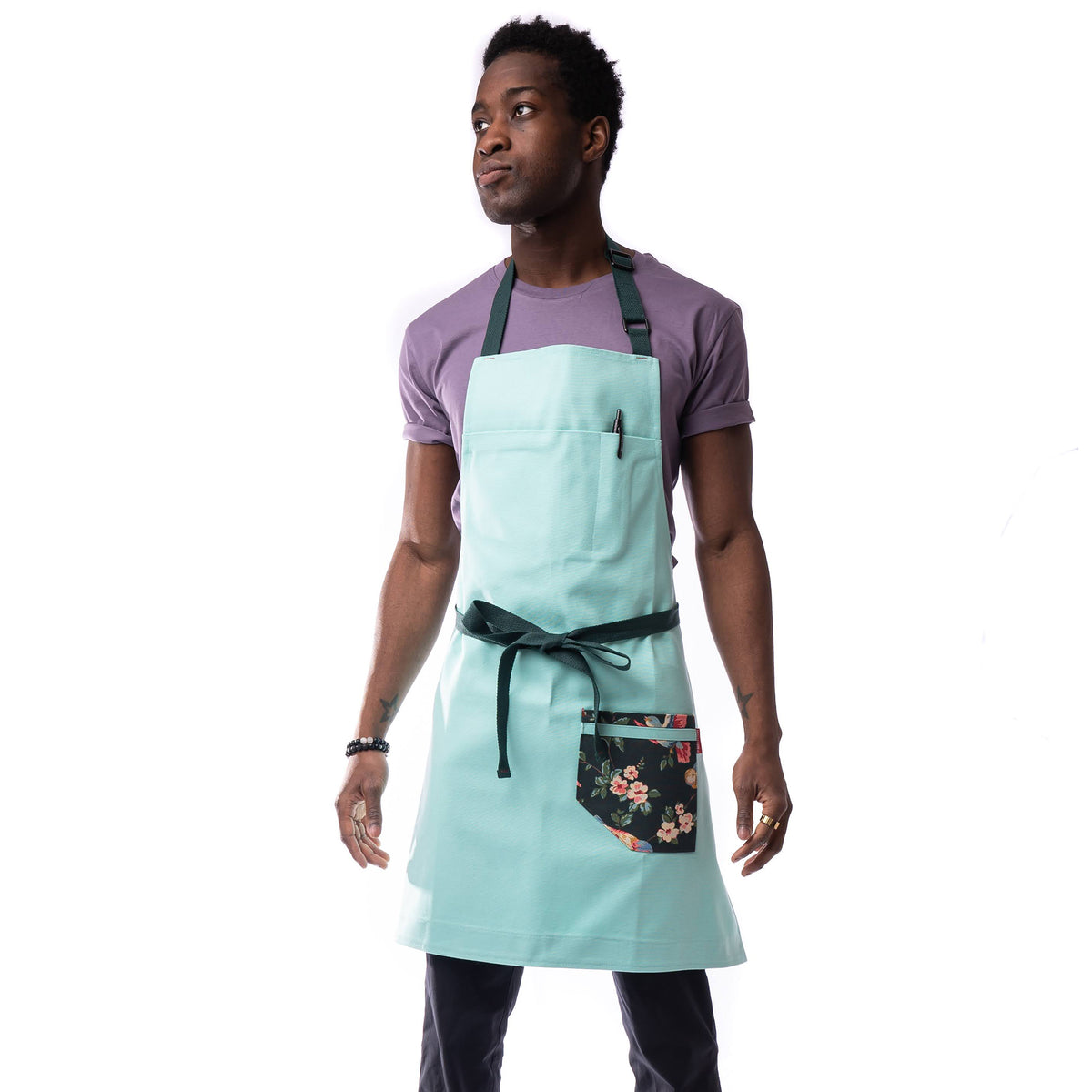 Terranova Seafoam Bib Apron